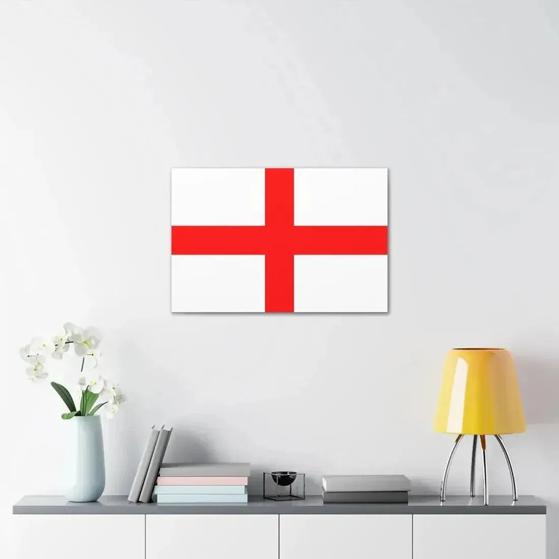 Flag of Alessandria Italy - Canvas Wall Art - The Sticker Space
