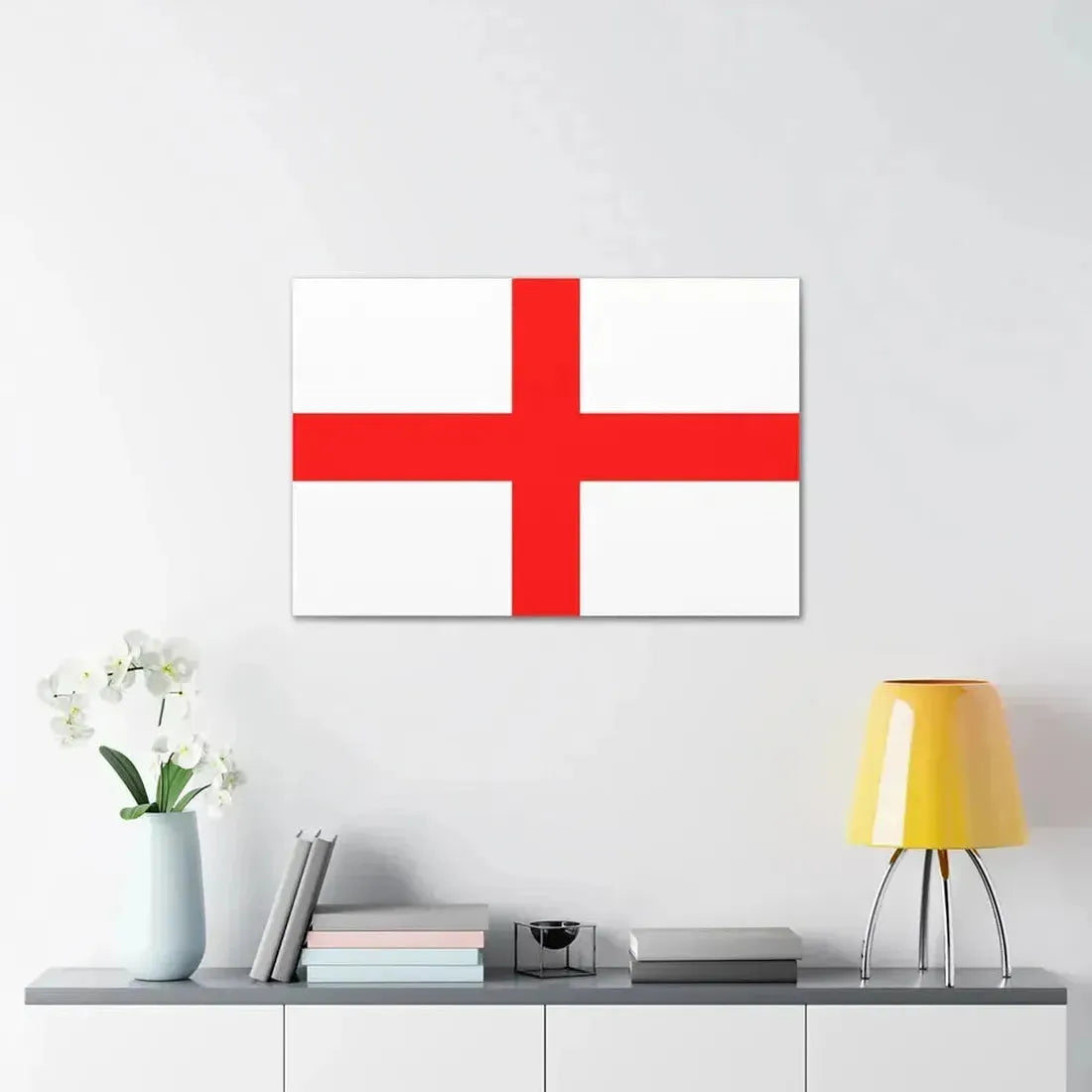 Flag of Alessandria Italy - Canvas Wall Art - The Sticker Space