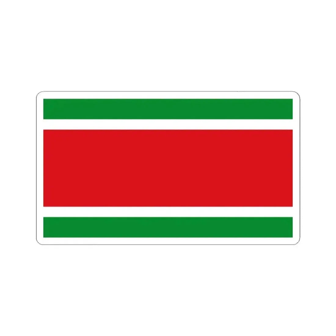 Flag of Algeria 1700 (Algeria) STICKER Vinyl Kiss-Cut Decal 3 Inch White - The Sticker Space