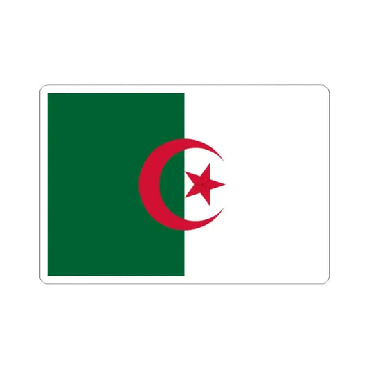 Flag of Algeria 1979 (Algeria) STICKER Vinyl Kiss-Cut Decal 2 Inch White - The Sticker Space