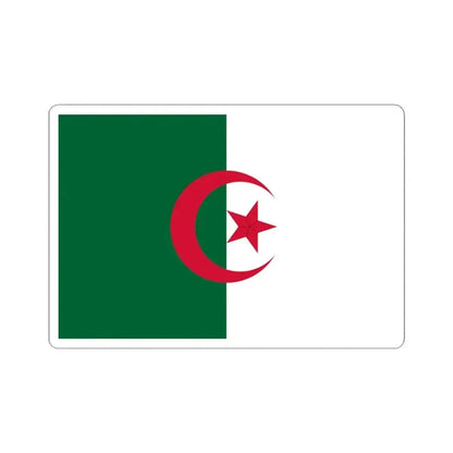 Flag of Algeria 1979 (Algeria) STICKER Vinyl Kiss-Cut Decal 4 Inch White - The Sticker Space