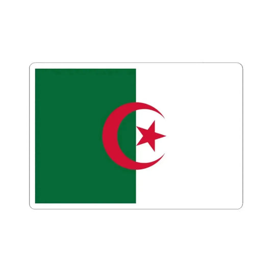 Flag of Algeria (Algeria) STICKER Vinyl Kiss-Cut Decal 2 Inch White - The Sticker Space