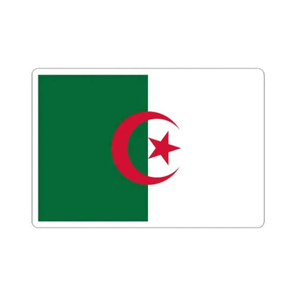 Flag of Algeria (Algeria) STICKER Vinyl Kiss-Cut Decal 3 Inch White - The Sticker Space