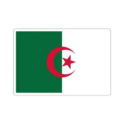Flag of Algeria (Algeria) STICKER Vinyl Kiss-Cut Decal 4 Inch White - The Sticker Space