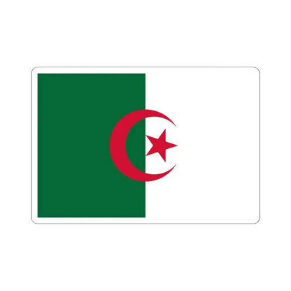 Flag of Algeria (Algeria) STICKER Vinyl Kiss-Cut Decal 6 Inch White - The Sticker Space