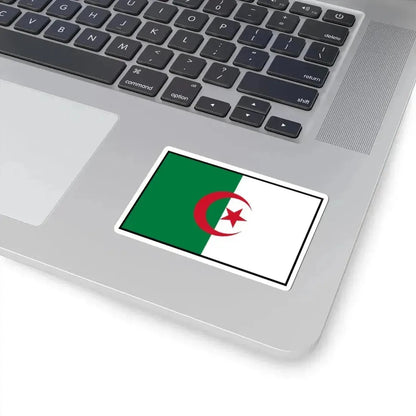 Flag of Algeria bordered (Algeria) STICKER Vinyl Kiss-Cut Decal - The Sticker Space