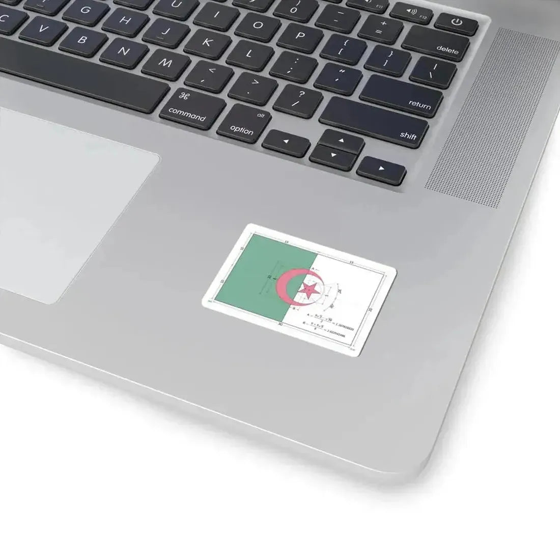 Flag of Algeria construction sheet (Algeria) STICKER Vinyl Kiss-Cut Decal - The Sticker Space