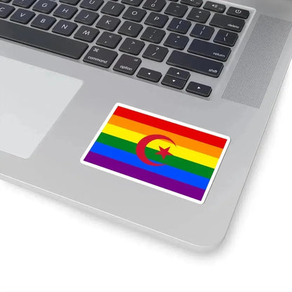 Flag of Algeria Gay Pride (Algeria) STICKER Vinyl Kiss-Cut Decal - The Sticker Space