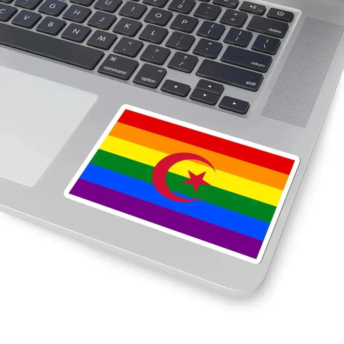 Flag of Algeria Gay Pride (Algeria) STICKER Vinyl Kiss-Cut Decal - The Sticker Space