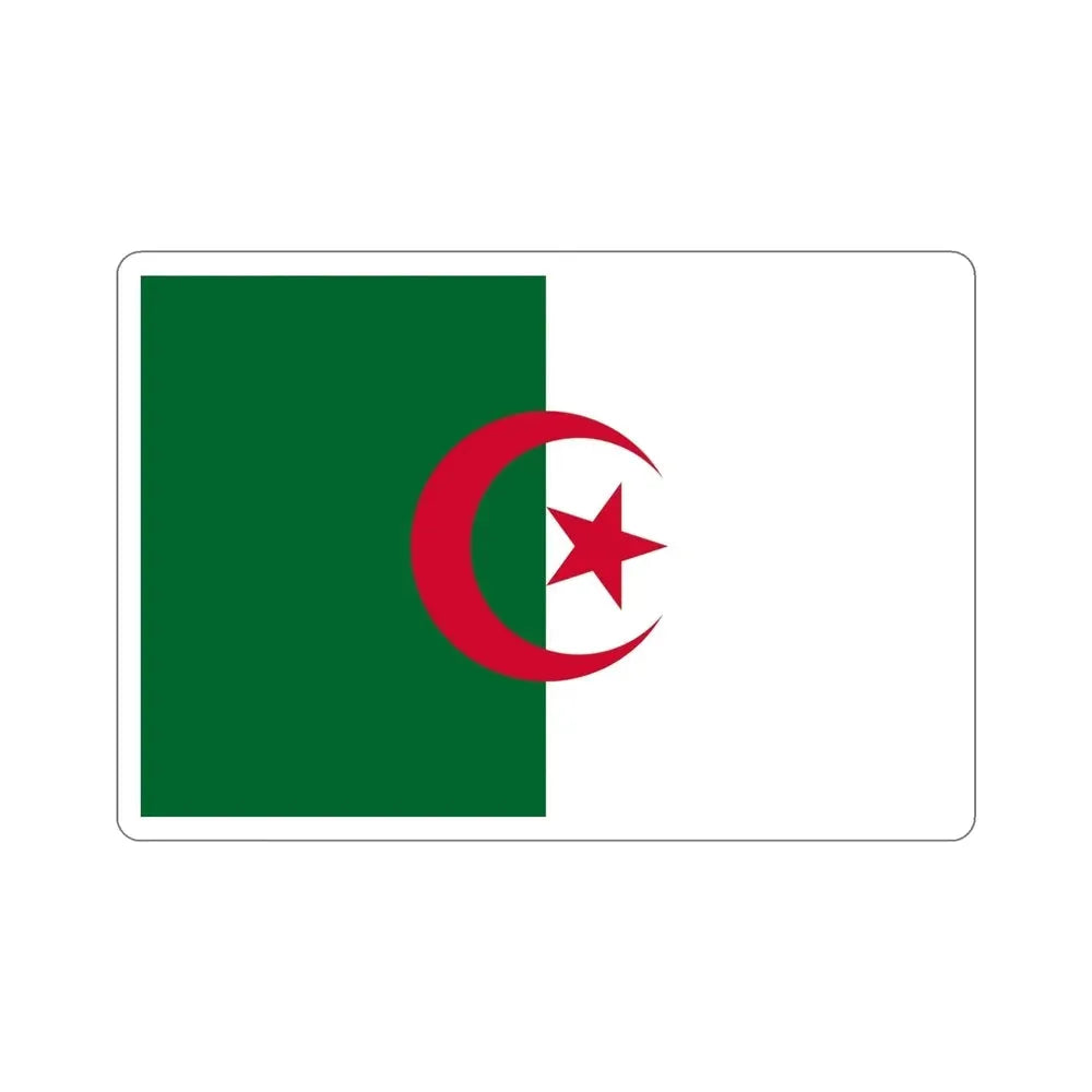 Flag of Algeria STICKER Vinyl Die-Cut Decal - The Sticker Space