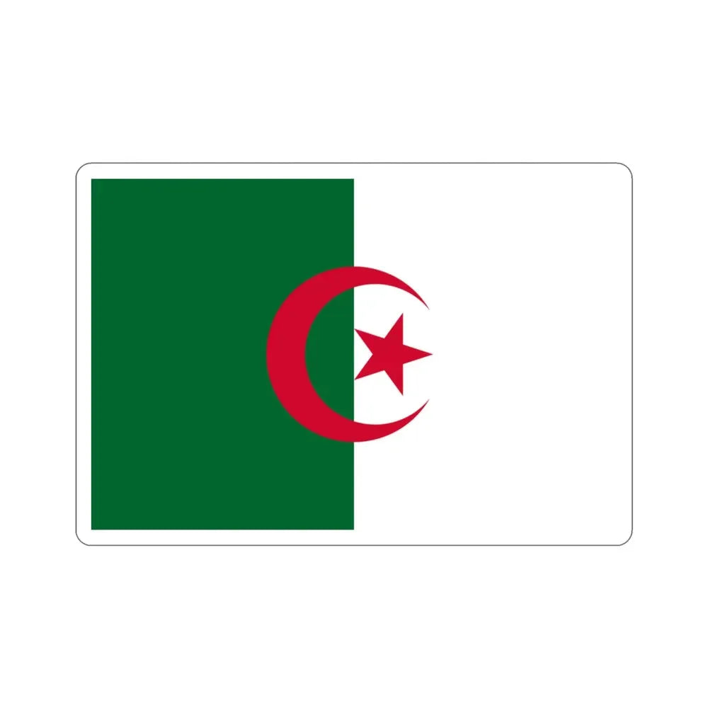Flag of Algeria STICKER Vinyl Die-Cut Decal - The Sticker Space