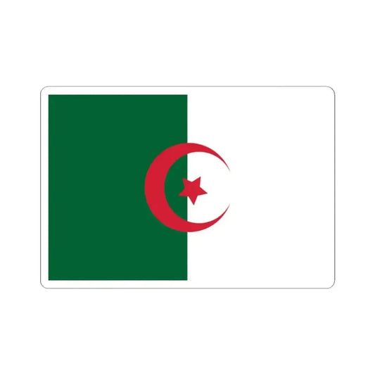 Flag of Algeria variant (Algeria) STICKER Vinyl Kiss-Cut Decal 2 Inch White - The Sticker Space