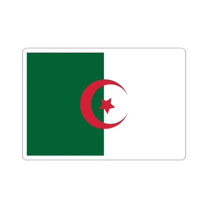 Flag of Algeria variant (Algeria) STICKER Vinyl Kiss-Cut Decal 3 Inch White - The Sticker Space