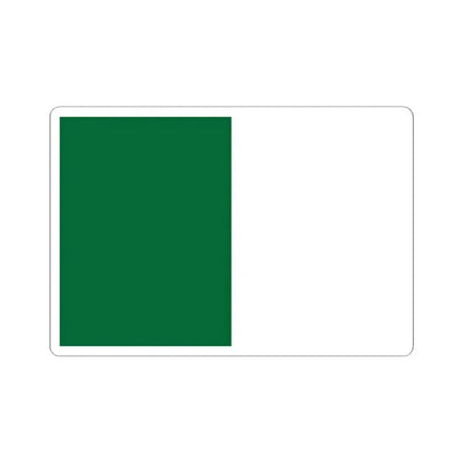 Flag of Algeria without crescent and star (Algeria) STICKER Vinyl Kiss-Cut Decal 2 Inch White - The Sticker Space