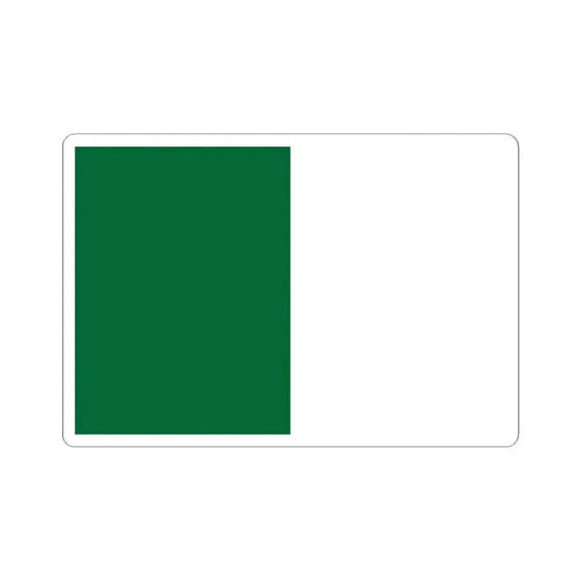 Flag of Algeria without crescent and star (Algeria) STICKER Vinyl Kiss-Cut Decal 2 Inch White - The Sticker Space