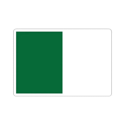 Flag of Algeria without crescent and star (Algeria) STICKER Vinyl Kiss-Cut Decal 4 Inch White - The Sticker Space