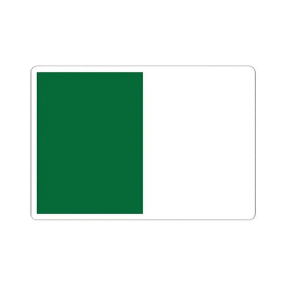Flag of Algeria without crescent and star (Algeria) STICKER Vinyl Kiss-Cut Decal 6 Inch White - The Sticker Space