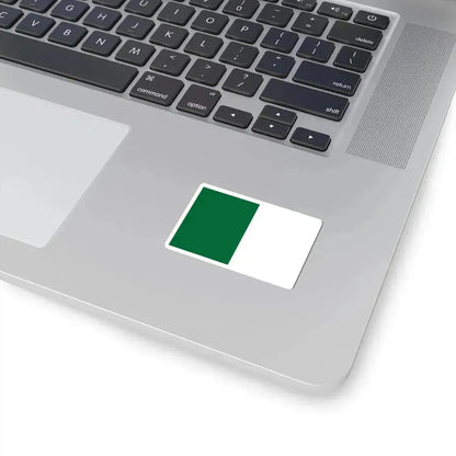 Flag of Algeria without crescent and star (Algeria) STICKER Vinyl Kiss-Cut Decal - The Sticker Space