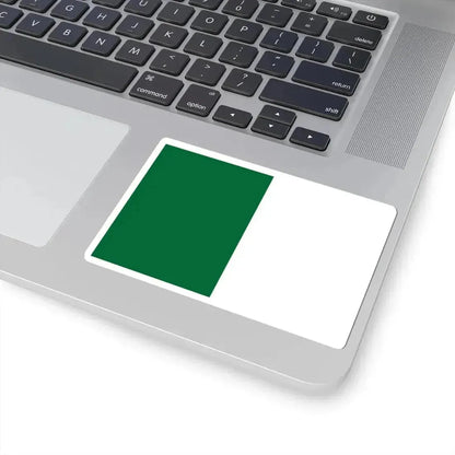 Flag of Algeria without crescent and star (Algeria) STICKER Vinyl Kiss-Cut Decal - The Sticker Space