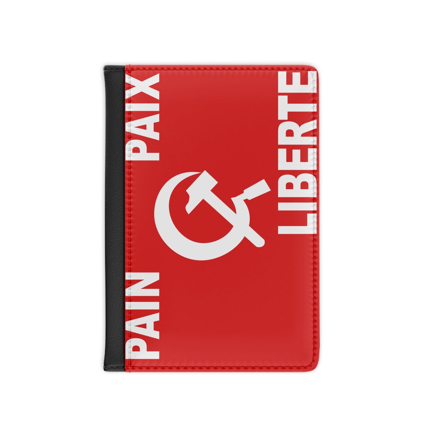 Flag of Algerian Communist Party - Passport Holder-3.9" x 5.8"-The Sticker Space