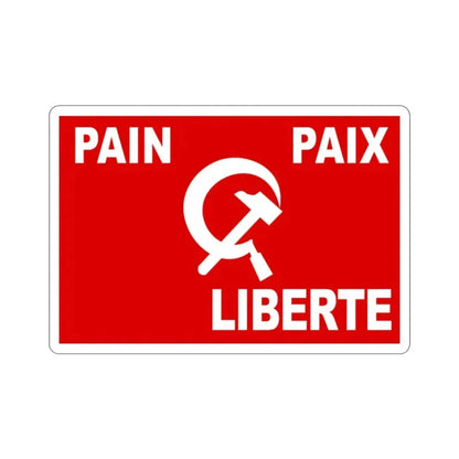 Flag of Algerian Communist Party STICKER Vinyl Die-Cut Decal 2 Inch - The Sticker Space