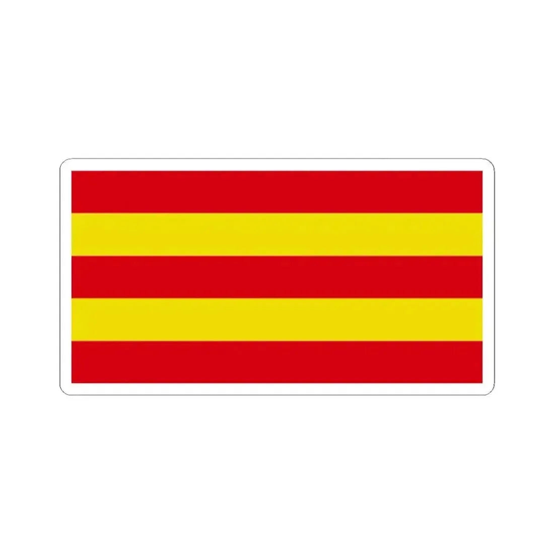 Flag of Algerian Land forces Odjak of Algiers (Algeria) STICKER Vinyl Kiss-Cut Decal 2 Inch White - The Sticker Space