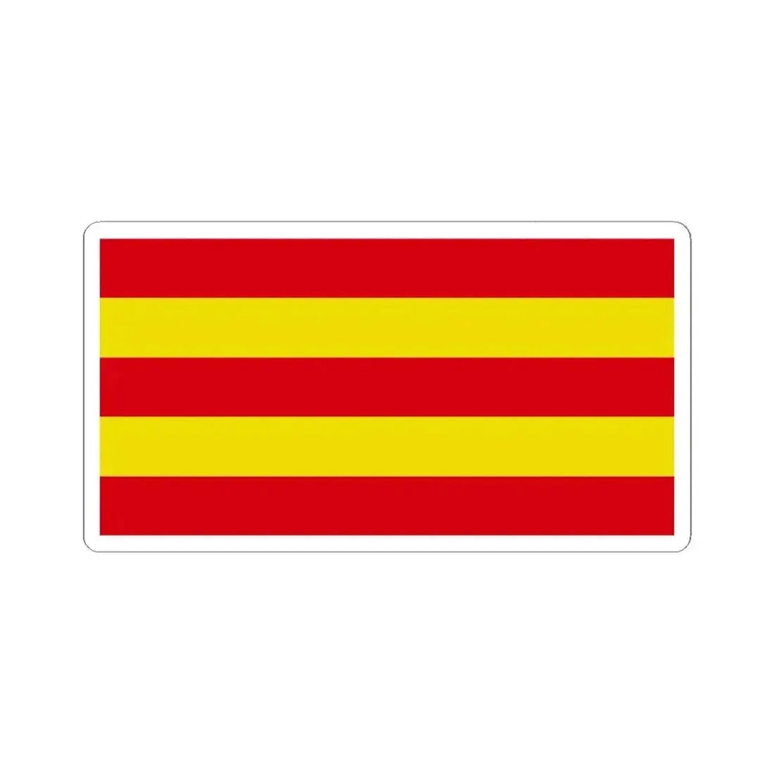 Flag of Algerian Land forces Odjak of Algiers (Algeria) STICKER Vinyl Kiss-Cut Decal 6 Inch White - The Sticker Space