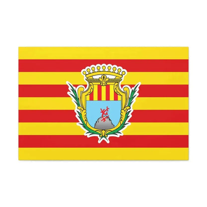 Flag of Alghero Italy - Canvas Wall Art 30" x 20" 1.25" - The Sticker Space