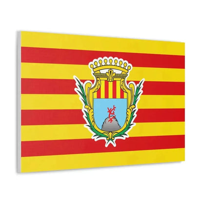 Flag of Alghero Italy - Canvas Wall Art - The Sticker Space