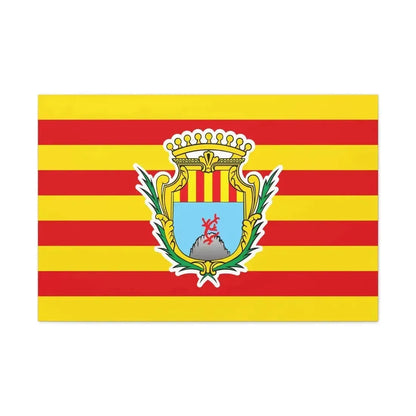 Flag of Alghero Italy - Canvas Wall Art - The Sticker Space