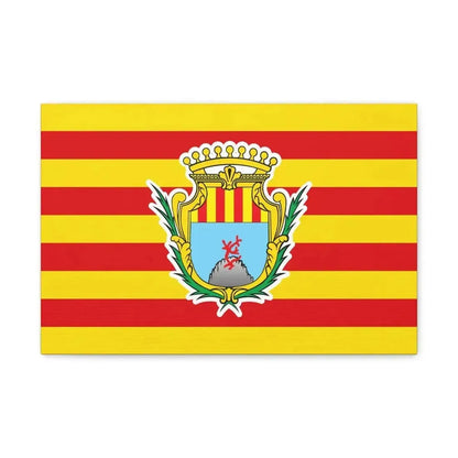 Flag of Alghero Italy - Canvas Wall Art - The Sticker Space