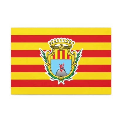 Flag of Alghero Italy - Canvas Wall Art - The Sticker Space