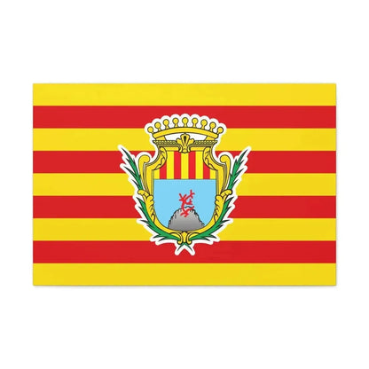 Flag of Alghero Italy - Canvas Wall Art - The Sticker Space