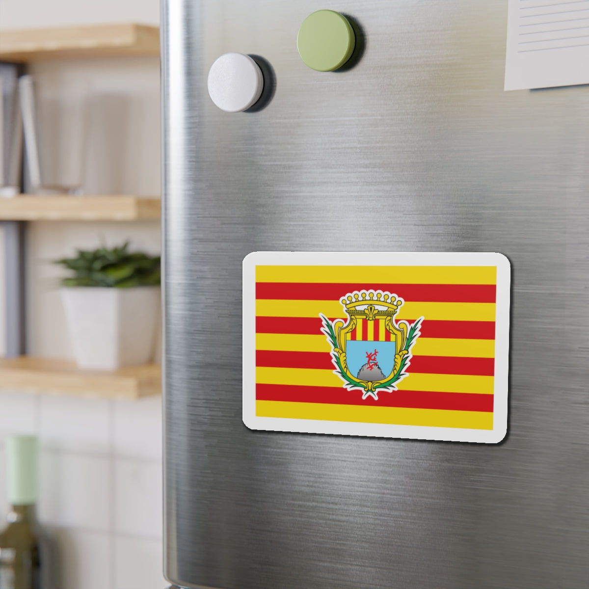 Flag of Alghero Italy - Die-Cut Magnet-The Sticker Space