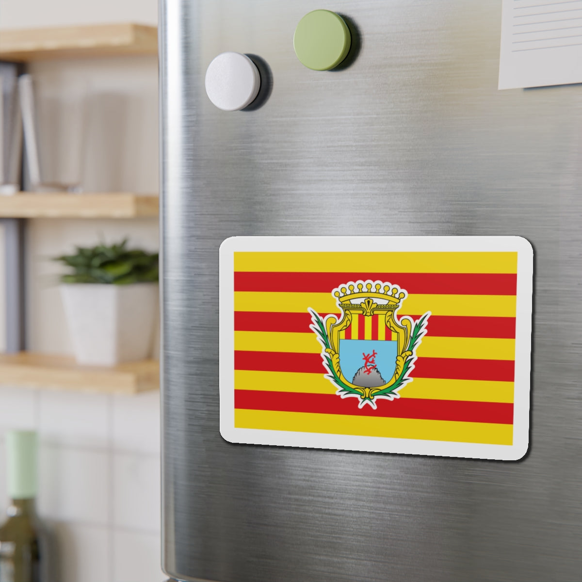 Flag of Alghero Italy - Die-Cut Magnet-The Sticker Space