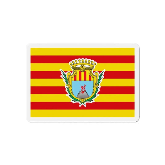 Flag of Alghero Italy - Refrigerator Magnet 6 Inch - The Sticker Space