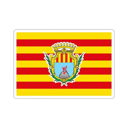 Flag of Alghero Italy STICKER Vinyl Die-Cut Decal 4 Inch - The Sticker Space