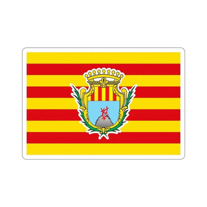 Flag of Alghero Italy STICKER Vinyl Die-Cut Decal 5 Inch - The Sticker Space