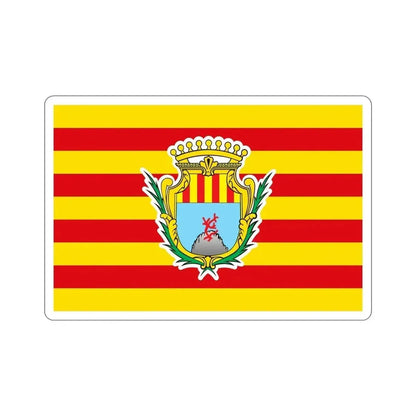 Flag of Alghero Italy STICKER Vinyl Die-Cut Decal - The Sticker Space