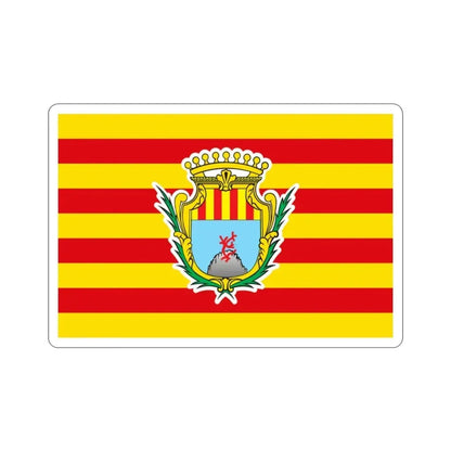 Flag of Alghero Italy STICKER Vinyl Die-Cut Decal - The Sticker Space