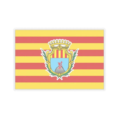 Flag of Alghero Italy - STICKER Vinyl Kiss-Cut Decal - The Sticker Space