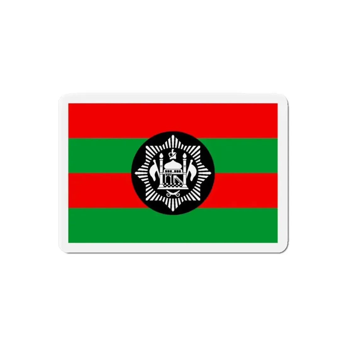 Flag of Ali Ahmad Khan's rebellion against Habibullah Kalakani - Refrigerator Magnet - The Sticker Space