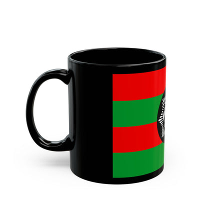 Flag of Ali Ahmad Khan's rebellion against Habibullah Kalakani - Black Coffee Mug-The Sticker Space