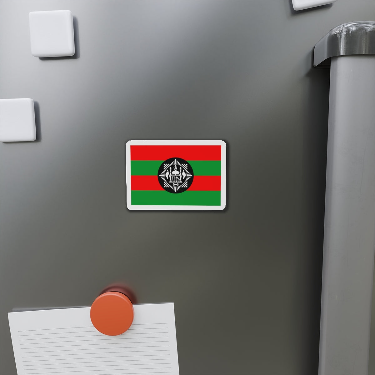 Flag of Ali Ahmad Khan's rebellion against Habibullah Kalakani - Die-Cut Magnet-The Sticker Space