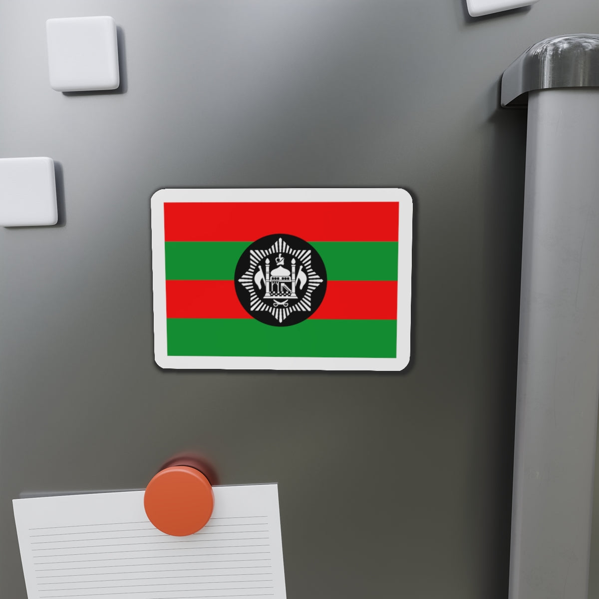 Flag of Ali Ahmad Khan's rebellion against Habibullah Kalakani - Die-Cut Magnet-The Sticker Space