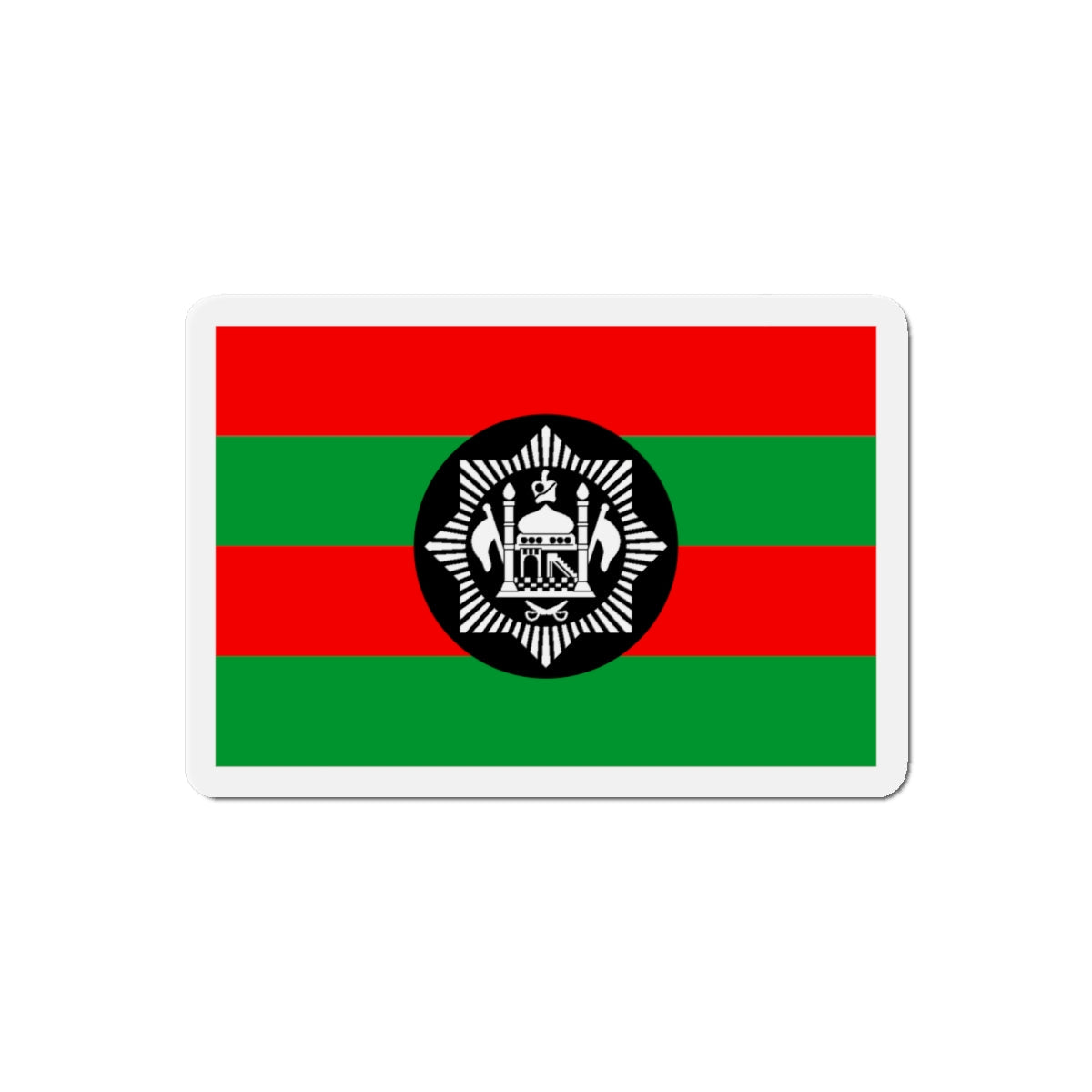 Flag of Ali Ahmad Khan's rebellion against Habibullah Kalakani - Die-Cut Magnet-6 × 6"-The Sticker Space