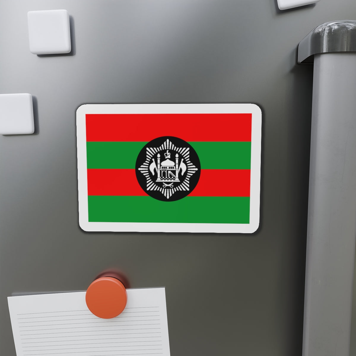 Flag of Ali Ahmad Khan's rebellion against Habibullah Kalakani - Die-Cut Magnet-The Sticker Space