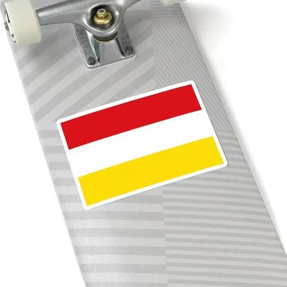 Flag of Alken (Belgium) STICKER Vinyl Kiss-Cut Decal - The Sticker Space