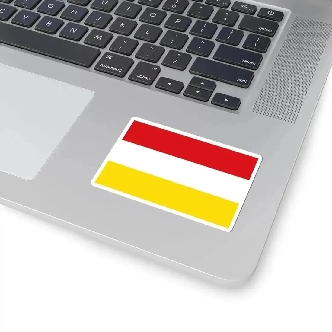 Flag of Alken (Belgium) STICKER Vinyl Kiss-Cut Decal - The Sticker Space
