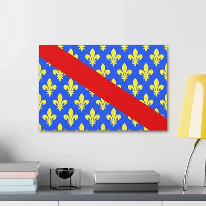 Flag of Allier France 2 - Canvas Wall Art - The Sticker Space